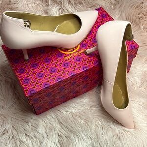 Tory Burch Women's Cream Heels light pink